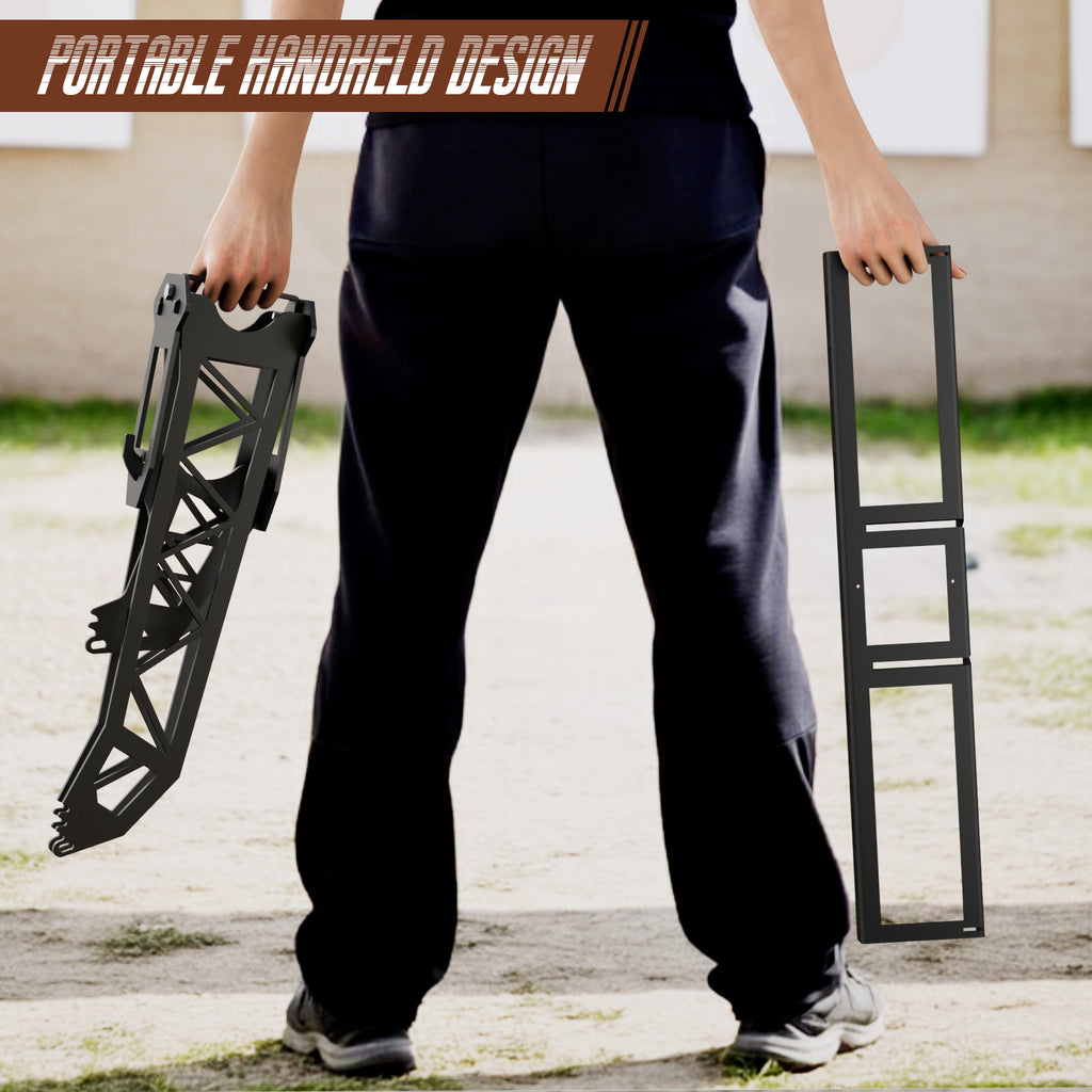 Steel Target Stand Base,2x4 Target Stand Base for Hanging AR500 Steel Shooting Targets,Easy to Carry,Target Base Suitable for Outdoor and Indoor Use Ideal for Shooting Practice and Competitions