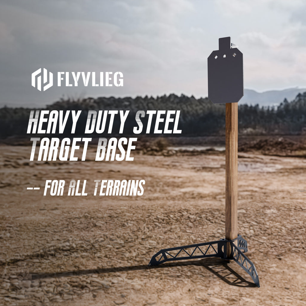 Steel Target Stand Base,2x4 Target Stand Base for Hanging AR500 Steel Shooting Targets,Easy to Carry,Target Base Suitable for Outdoor and Indoor Use Ideal for Shooting Practice and Competitions