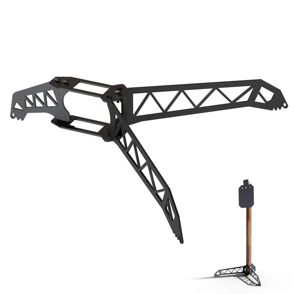 Steel Target Stand Base,2x4 Target Stand Base for Hanging AR500 Steel Shooting Targets,Easy to Carry,Target Base Suitable for Outdoor and Indoor Use Ideal for Shooting Practice and Competitions